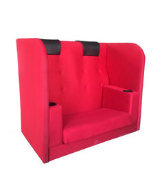 비 Recliner 극장 한 쌍 좌석 빨간색 머리 받침 믿을 수 있는 건장한 구조