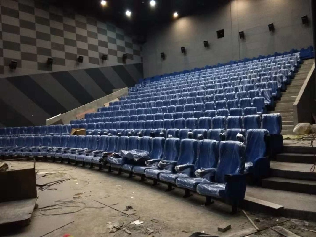 미디어 룸 상업 극장 좌석 맞춤형 색상 접힌 디자인